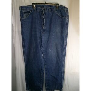 Distressed Dickies Denim Jeans Relaxed Fit Work Utility‎ Pants 46x30